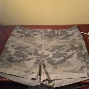 Army fatigue shorts